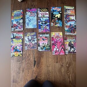 Vintage Superhero Comic Lot - Colorful Covers